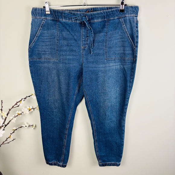 Copper Flash Mid Rise Denim Jogger Size 20W - Picture 2 of 4